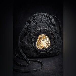 Vintage Limor Designs Avant Garde Leather Handbag
